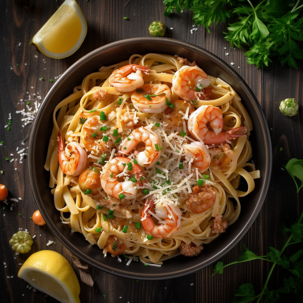 Creole Shrimp Linguine