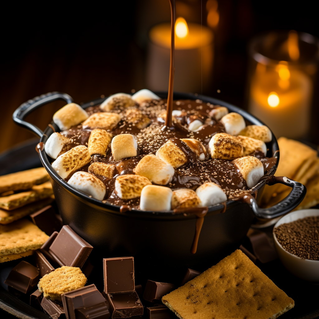 S'mores Chocolate Fondue