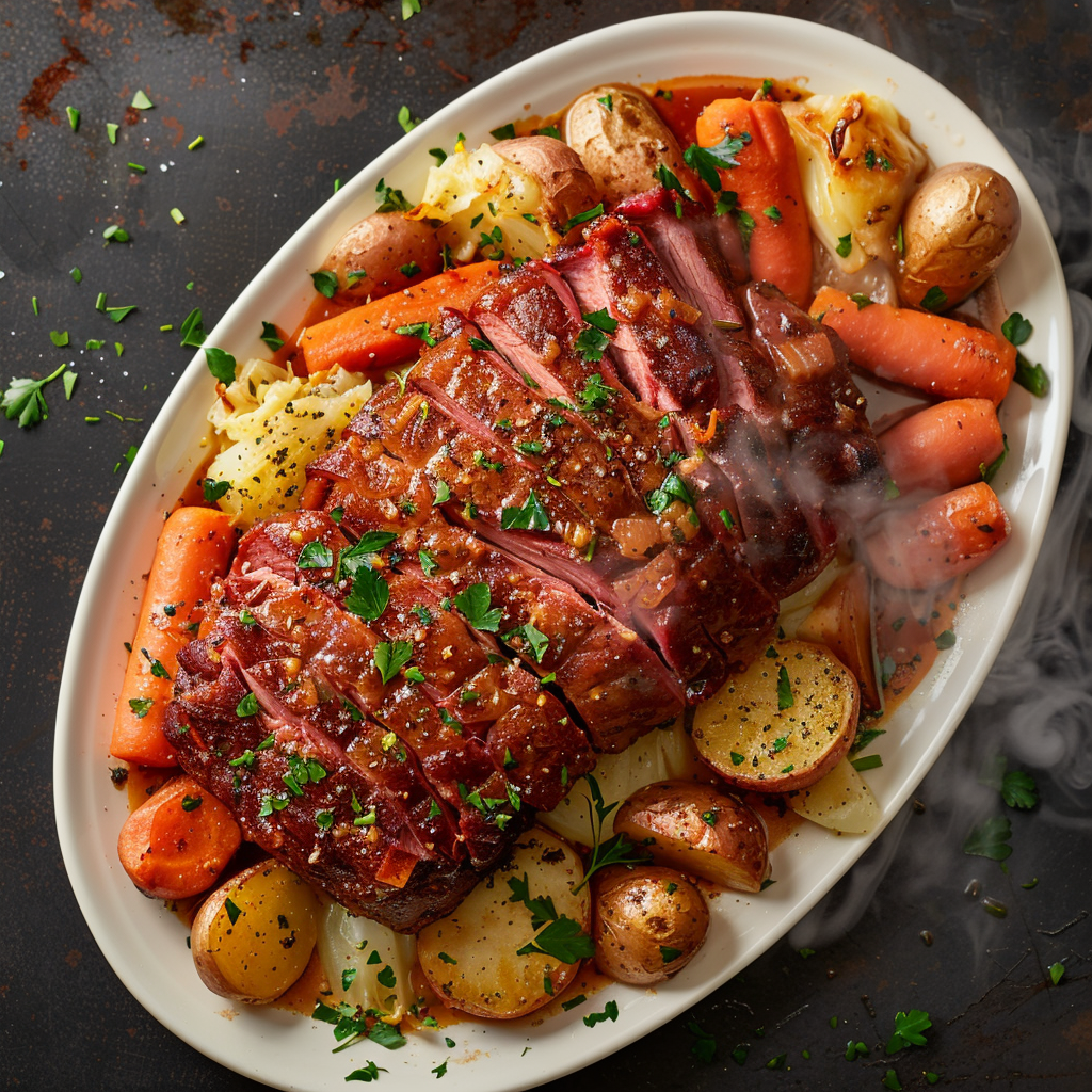 Stellar St. Patrick's Corned Beef and Cabbage